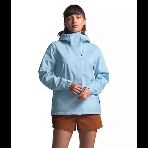 North Face Medium Blue Rain Jacket HyVent DT Sz M - Picture 1 of 5